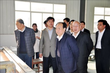 邢台市人大领导关心万率实业园发展（2012.1.29）